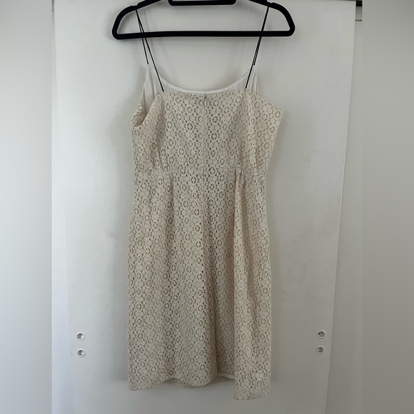 TAGS ON J. Crew cream lace dress size 10 - Picture 4 of 6